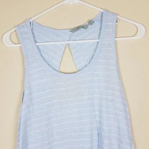 Athleta Striped High Low Tank - Picture 2 of 7